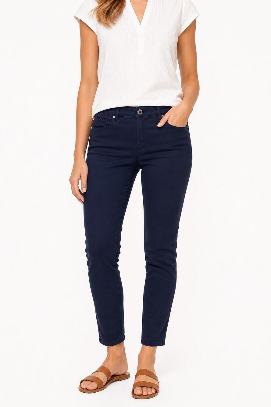 Lilly Pulitzer Worth Skinny Jean Pants Midnight Navy Pants Size 8 Style: 067093